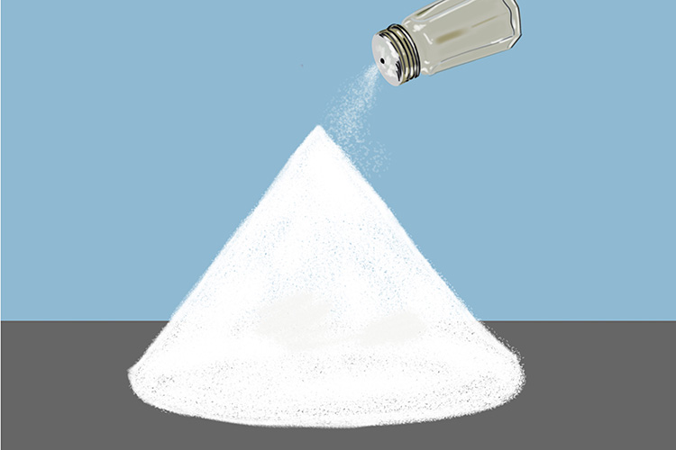 image of a pile of salt